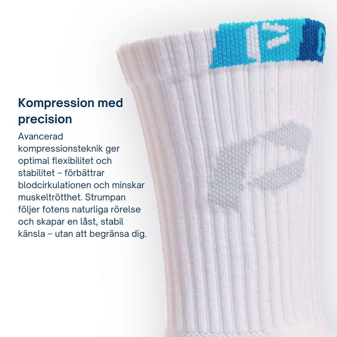 Playmkr Gripsokk hvit