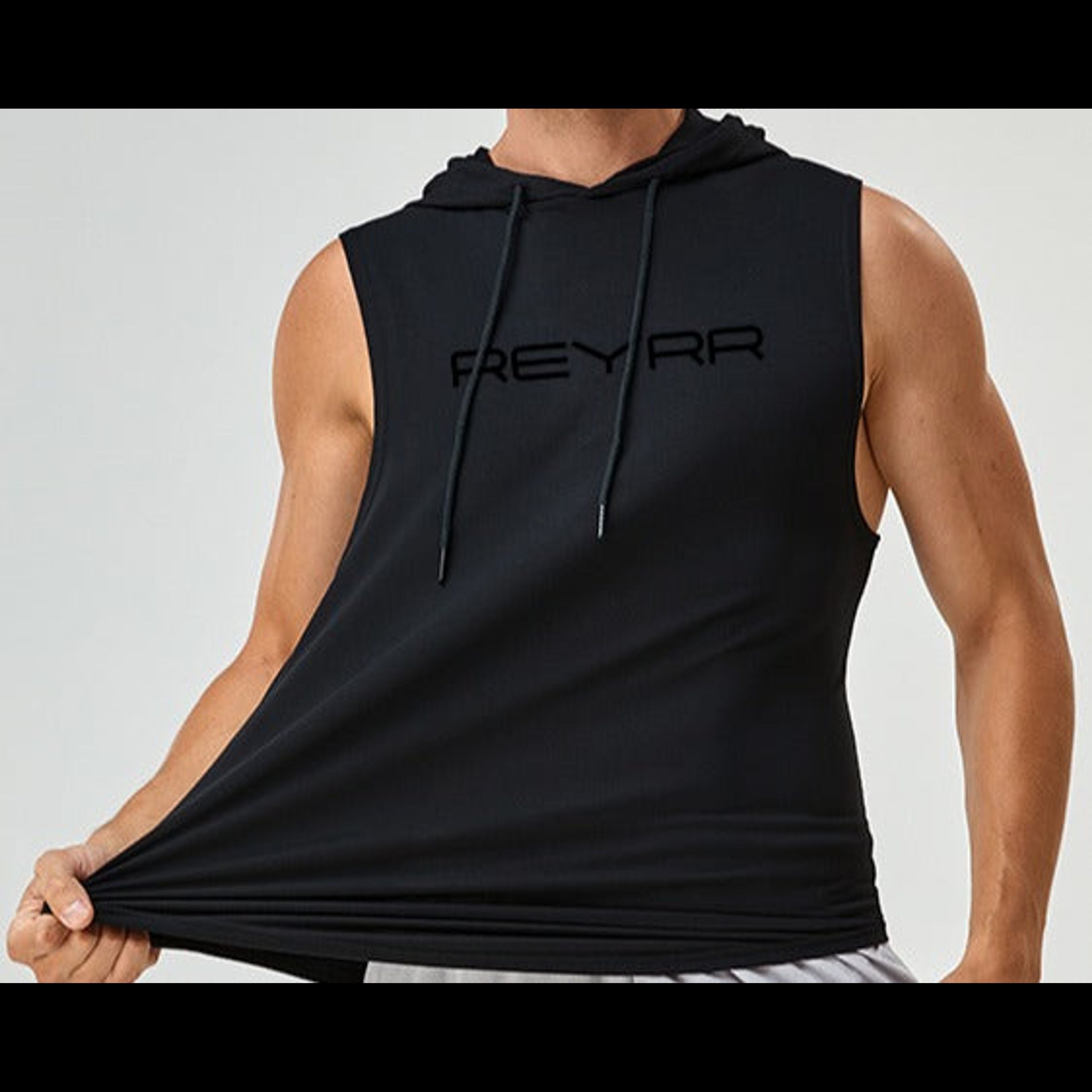 Reyrr Sleeveless Light gameday Hoodie - Premium from Reyrr Athletics - Shop now at Reyrr Athletics