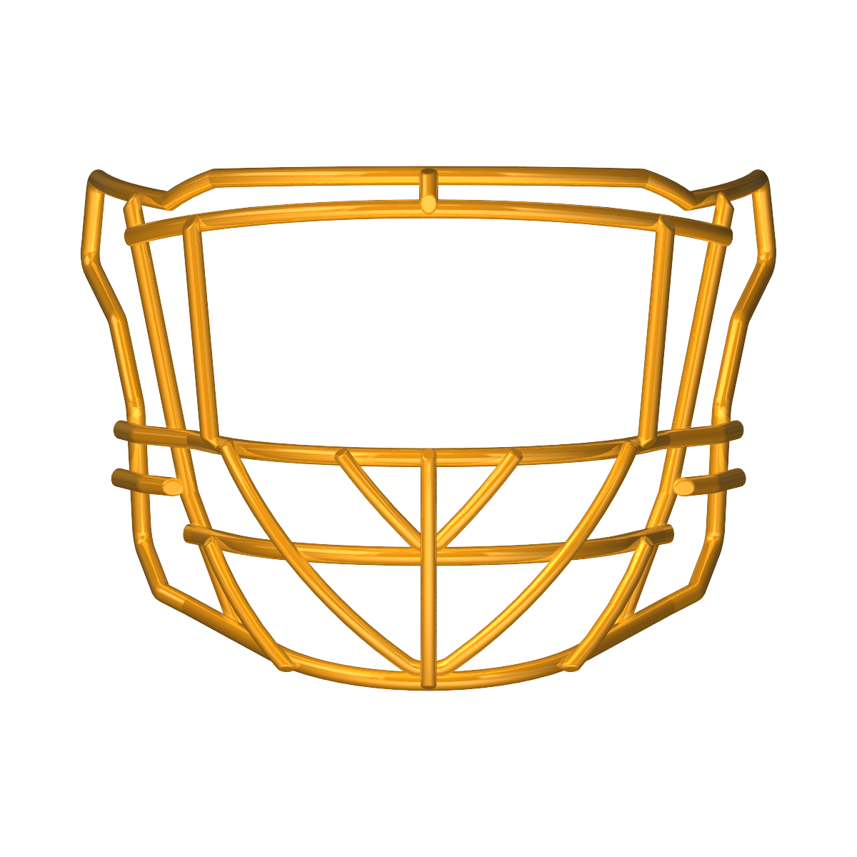 Riddell SF-2EG-TX lightweight tubular steel football face mask compatible with Quick Release technology for linemen and linebackers