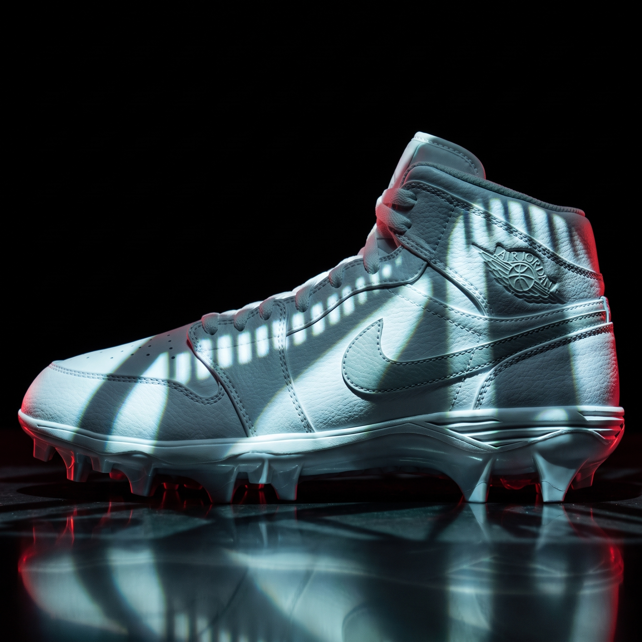 American football cleats from Nike and Adidas for speed and traction