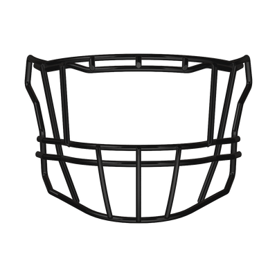 Riddell SF-2EG-II-HD black football faceguard compatible with SpeedFlex helmets for multiple positions