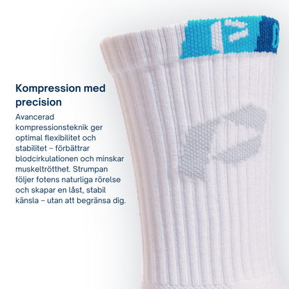 Playmkr Gripsokk hvit