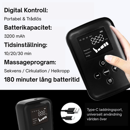 Return to Play Trådløse kompresjonsstøvler