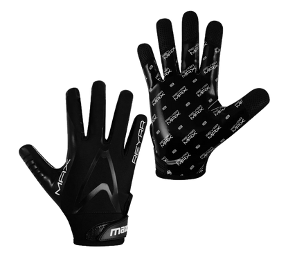 IB MAX Floorball Goalie Practice Gloves with silicone grip and leather fingertips for durability and control in training sessions