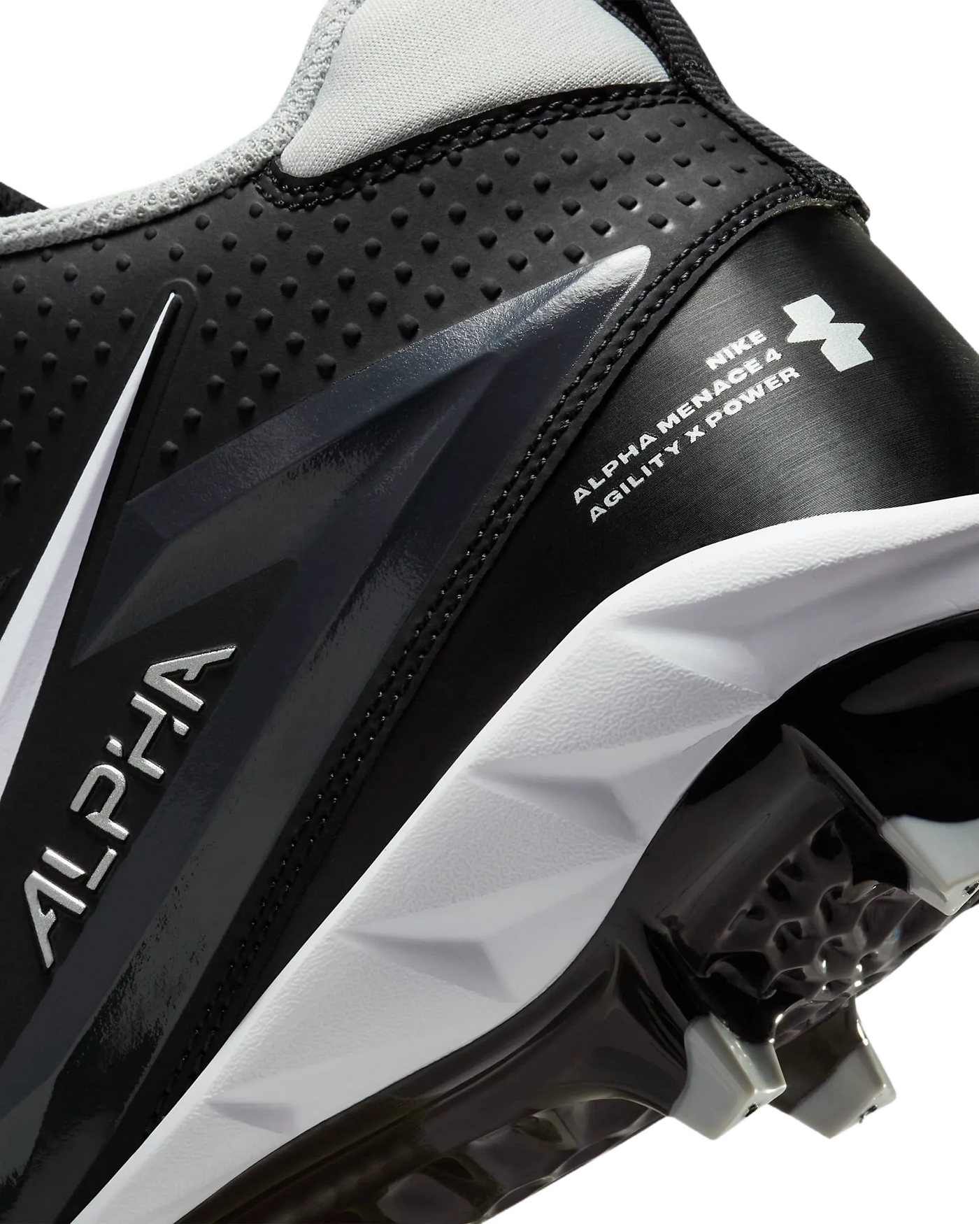 Nike Alpha Menace Varsity 4 - Premium American Football Cleats from Nike - Shop now at Reyrr Athletics