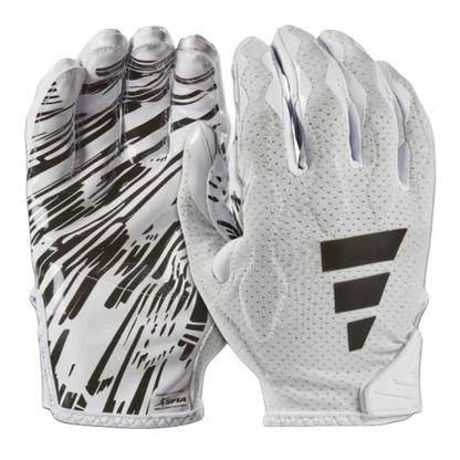 Adidas Freak 6.0 Padded receiver gloves with enhanced grip, strategic padding, breathable material, and adjustable wrist strap for secure fit.