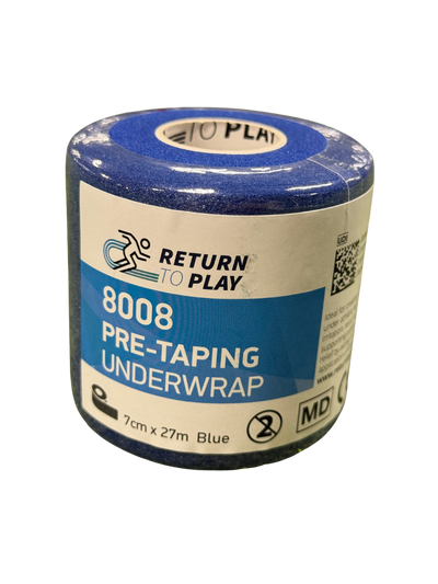 Return to Play Underwrap 7 cm × 27 m (Blå)