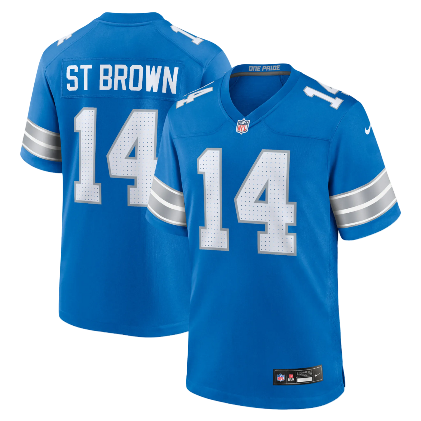 Amon-Ra St.Brown Nike Kamptrøye (Detroit Lions)