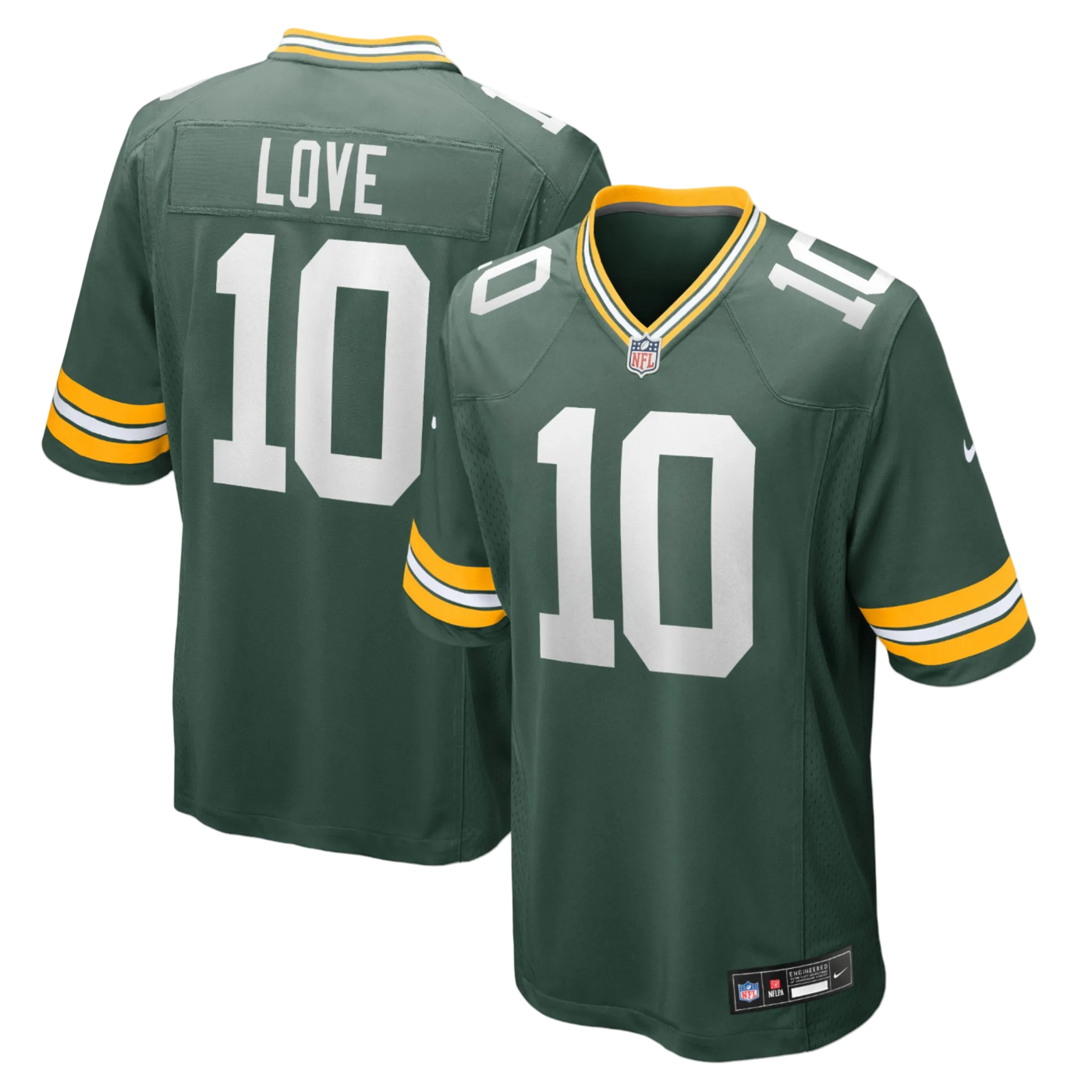 Jordan Love Nike Kamptrøye (Green Bay Packers)