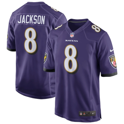 Lamar Jackson Nike Kamptrøye (Baltimore Ravens)