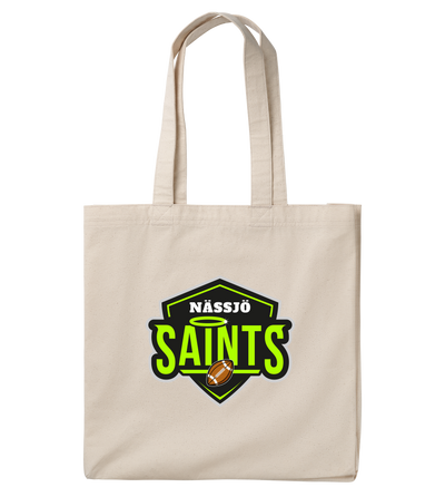 Nässjö Saints Canvas Tote Bag Large - Premium tote_bag_bottom_panel from REYRR STUDIO - Shop now at Reyrr Athletics