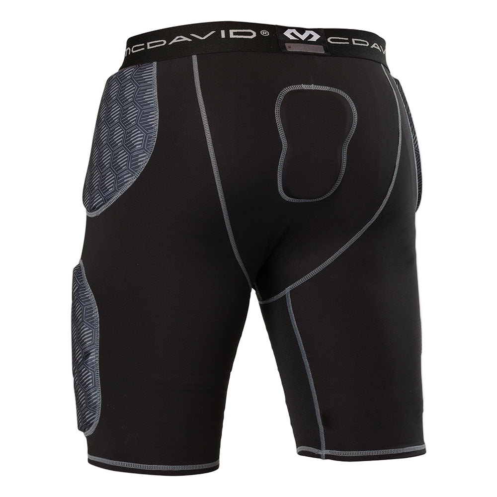 McDavid Rival Integrated 5-Pad Girdle back view with tailbone pad