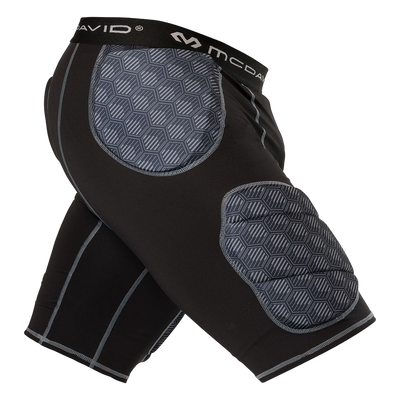 McDavid Rival Integrated 5-Pad Girdle hard-shell thigh plate detail
