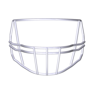 Riddell S2B-HS4 amerikansk fotballhjelm facemask i hvitt stål-design