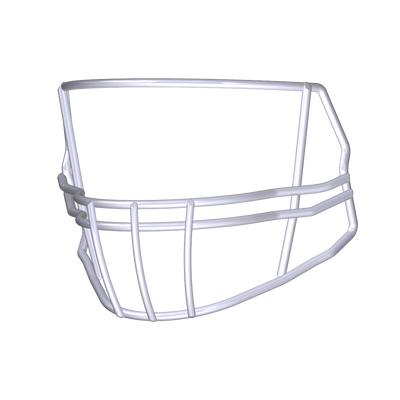 Riddell S2B-HS4 hvit amerikansk fotballhjelm facemask isolert på hvit bakgrunn