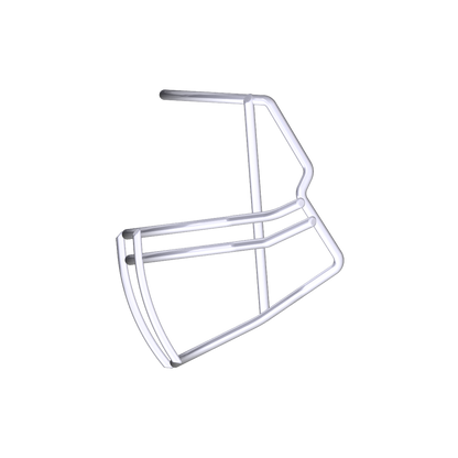 Riddell S2B-HS4 football helmet facemask in white steel wire design