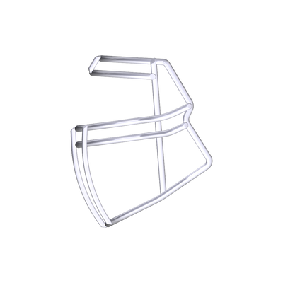 Riddell Speed Icon Helmet S-Bar HS4 facemask for linebackere og linjemenn, ensfarget tråddesign