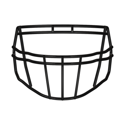 Sort Riddell S2BDC-HS4 ansiktsmaske for Riddell Speed Icon Helmet designet for linebackere og linjemenn