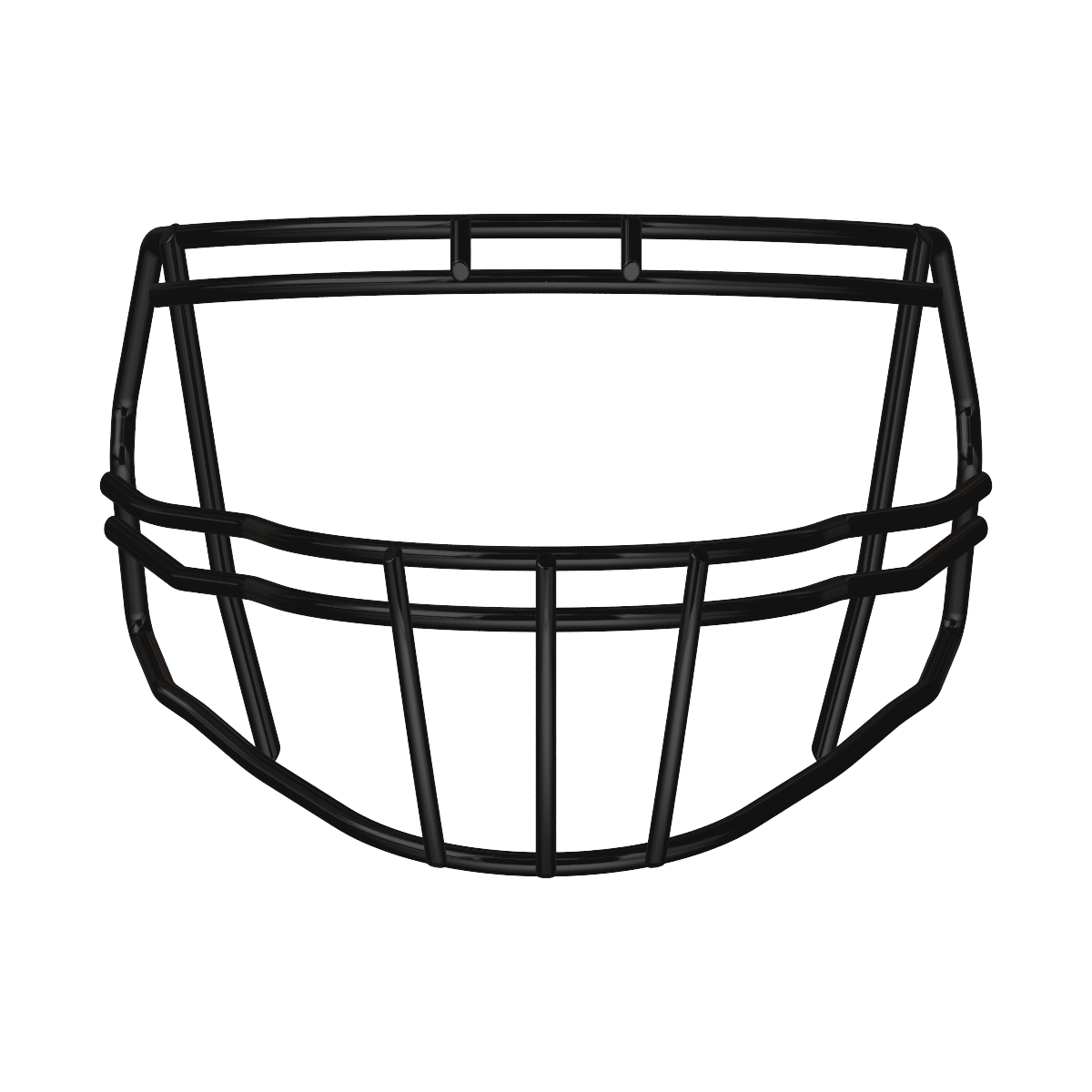Riddell S2BD-HS4 black football helmet facemask compatible with Speed Icon, Victor-I, Speed Classic Youth, and Foundation helmets