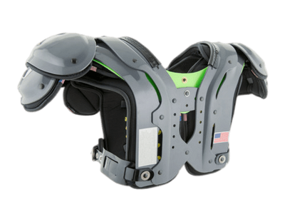 X-Tech X2 Shoulder Pad med lett, pustende design og XRD-skum for ekstra beskyttelse til amerikanske fotballspillere.