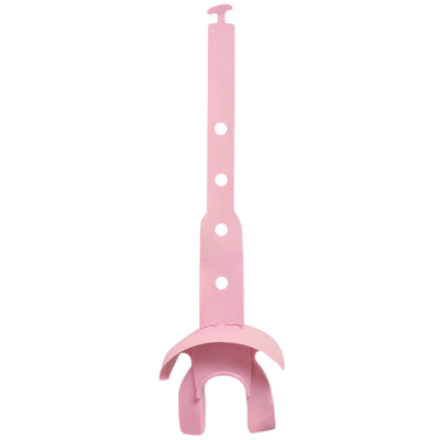 Pink Vettex Doubleguard football mouthguard with adjustable strap and lip protection